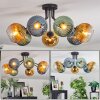Koyoto Plafondlamp, Kogellampje 82 cm Blauw, Goud, Groen, Duidelijk, 7-lichts
