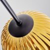 Koyoto Plafondlamp, Kogellampje 82 cm Blauw, Goud, Groen, Duidelijk, 7-lichts