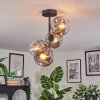 Ripoll Plafondlamp, Kogellampje Duidelijk, Rookkleurig, 4-lichts