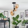 Ripoll Plafondlamp, Kogellampje Amber, 4-lichts