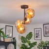 Ripoll Plafondlamp, Kogellampje Amber, 4-lichts