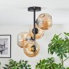 Ripoll Plafondlamp, Kogellampje Amber, 4-lichts