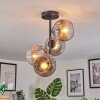 Ripoll Plafondlamp, Kogellampje Duidelijk, Rookkleurig, 4-lichts