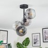 Ripoll Plafondlamp, Kogellampje Duidelijk, Rookkleurig, 4-lichts