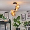 Ripoll Plafondlamp, Kogellampje Amber, Duidelijk, 4-lichts