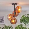 Ripoll Plafondlamp, Kogellampje Duidelijk, Koperkleurig, 4-lichts