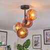 Ripoll Plafondlamp, Kogellampje Duidelijk, Koperkleurig, 4-lichts