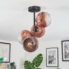 Ripoll Plafondlamp, Kogellampje Duidelijk, Koperkleurig, 4-lichts