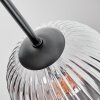 Koyoto Plafondlamp, Kogellampje 82 cm Duidelijk, Rookkleurig, 7-lichts