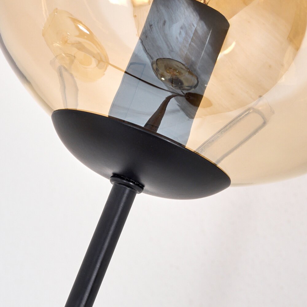 Ripoll Kogellampje, Staande lamp Amber, 3-lichts