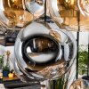 Ripoll Hanglamp, Kogellampje, Hanglamp Natuurlijke kleuren, Zwart, 8-lichts