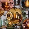 Ripoll Hanglamp, Kogellampje, Hanglamp Natuurlijke kleuren, Zwart, 8-lichts