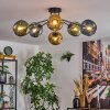 Ripoll Plafondlamp, Kogellampje Blauw, Goud, Groen, 6-lichts