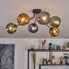 Ripoll Plafondlamp, Kogellampje Blauw, Goud, Groen, 6-lichts