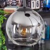 Koyoto Hanglamp, Kogellampje, Cluster hanglamp 35 cm Duidelijk, Rookkleurig, 4-lichts