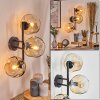 Ripoll Kogellampje, Wandlamp Amber, Duidelijk, 3-lichts
