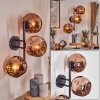 Ripoll Kogellampje, Wandlamp Koperkleurig, 3-lichts