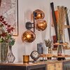Ripoll Kogellampje, Wandlamp Koperkleurig, 3-lichts