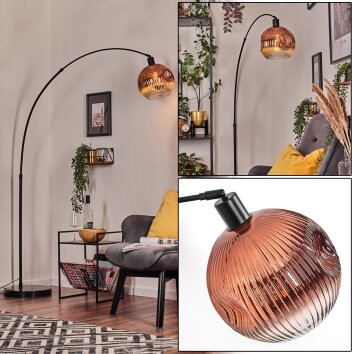 Ripoll Staande lamp Zwart, 1-licht