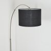 Bassagoda Staande lamp Nikkel mat, Zwart, 1-licht