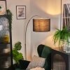 Bassagoda Staande lamp Nikkel mat, Zwart, 1-licht