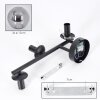 Gastor Kogellampje, Wandlamp Rookkleurig, 3-lichts