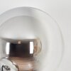 Gastor Kogellampje, Wandlamp Chroom, Duidelijk, Rookkleurig, 3-lichts
