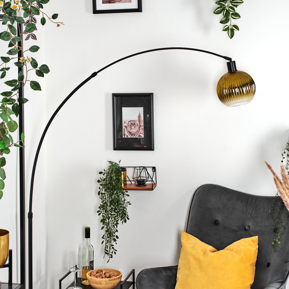 Koyoto Staande lamp Zwart, 1-licht
