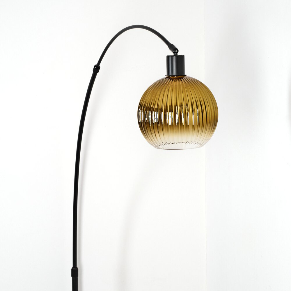 Koyoto Staande lamp Zwart, 1-licht