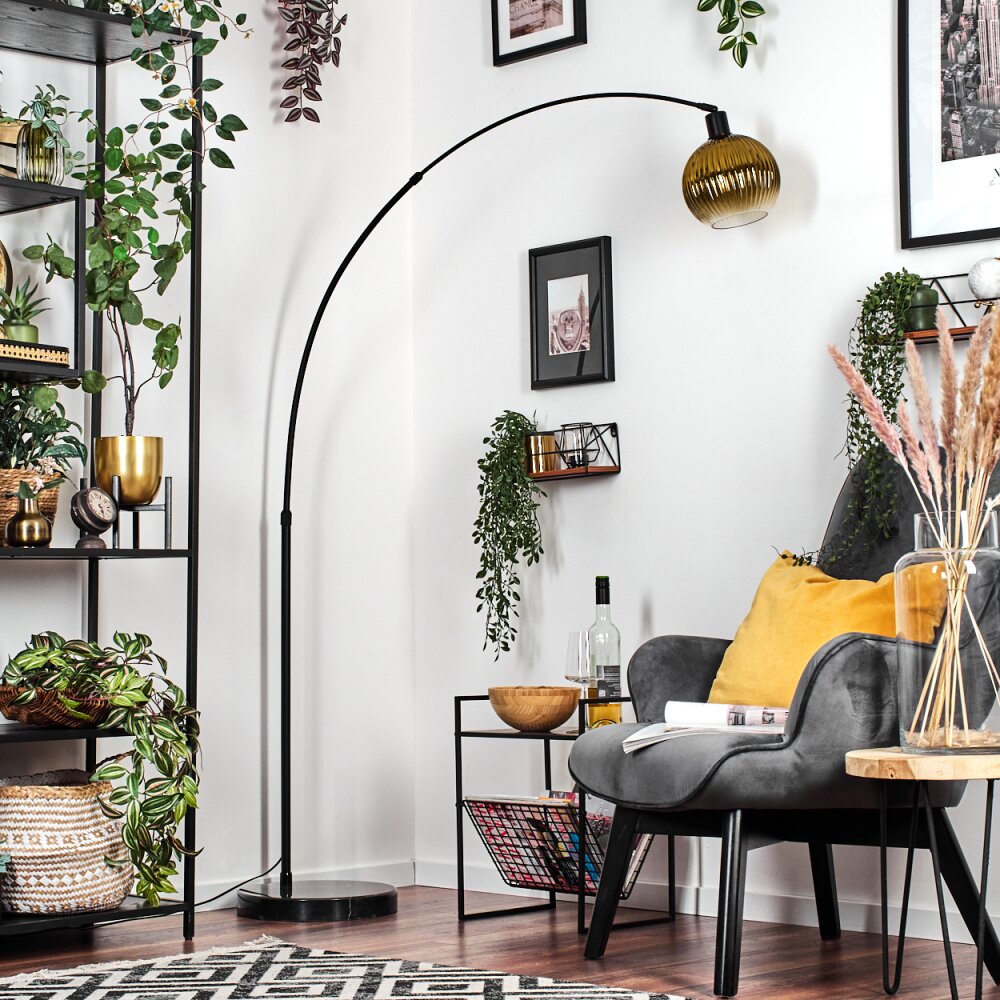 Koyoto Staande lamp Zwart, 1-licht