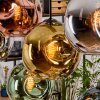 Ripoll Hanglamp, Kogellampje, Hanglamp Natuurlijke kleuren, Zwart, 8-lichts