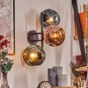 Ripoll Kogellampje, Wandlamp Blauw, Groen, Koperkleurig, 3-lichts