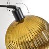 Ripoll Staande lamp Zwart, 1-licht