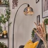 Ripoll Staande lamp, Booglampen Zwart, 1-licht