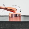 Bassagoda Staande lamp Koperkleurig, Zwart, 1-licht