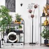 Koyoto Kogellampje, Staande lamp Koperkleurig, 3-lichts