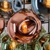 Ripoll Hanglamp, Kogellampje, Hanglamp Natuurlijke kleuren, Zwart, 8-lichts