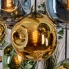 Ripoll Hanglamp, Kogellampje, Hanglamp Natuurlijke kleuren, Zwart, 8-lichts