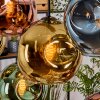 Ripoll Hanglamp, Kogellampje, Hanglamp Natuurlijke kleuren, Zwart, 8-lichts