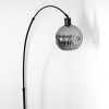 Ripoll Staande lamp, Booglampen Zwart, 1-licht