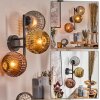 Ripoll Kogellampje, Wandlamp Goud, Koperkleurig, Rookkleurig, 3-lichts
