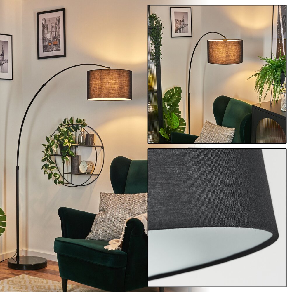 Bassagoda Staande lamp Zwart, 1-licht main product photo