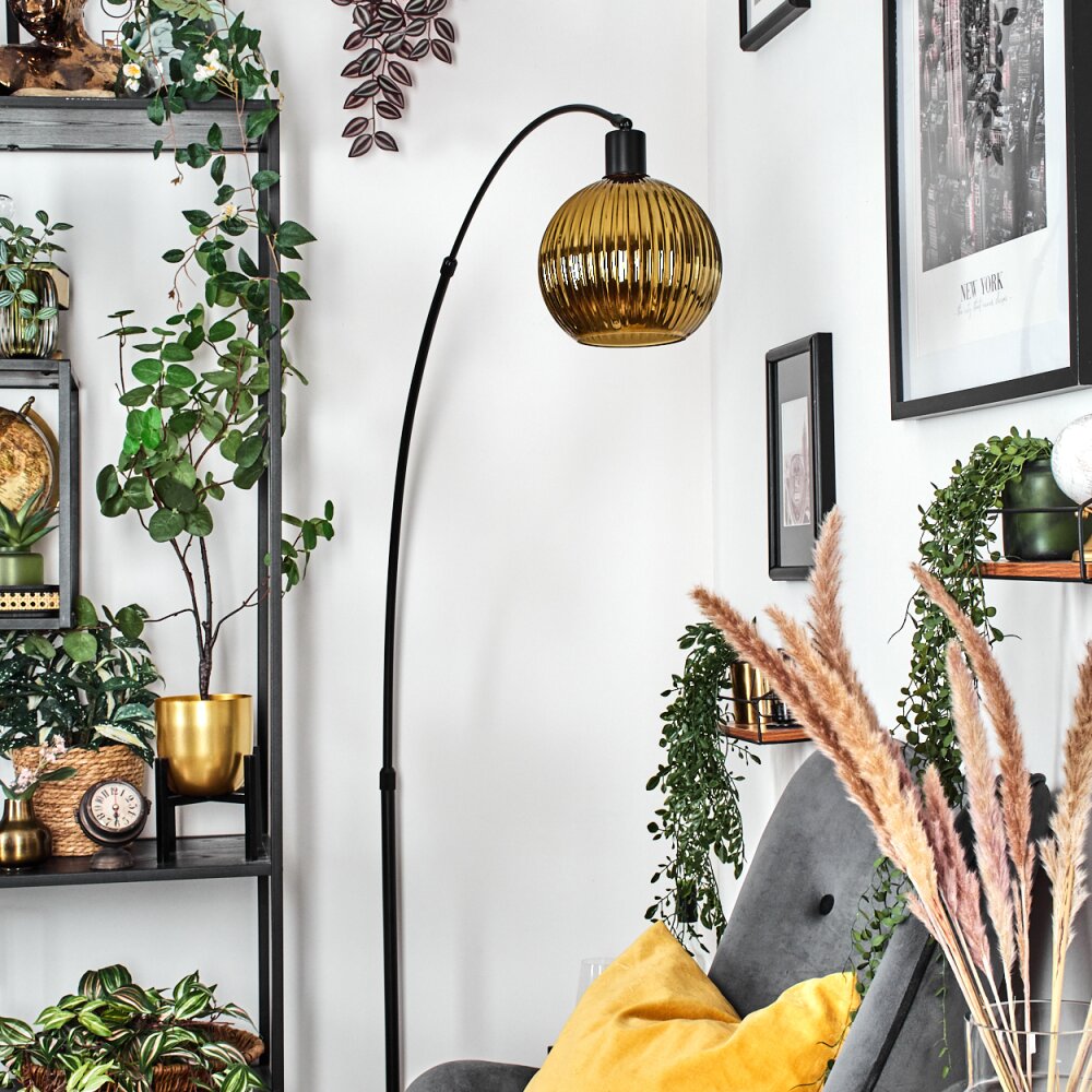 Ripoll Staande lamp Zwart, 1-licht