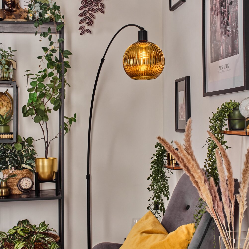 Ripoll Staande lamp Zwart, 1-licht