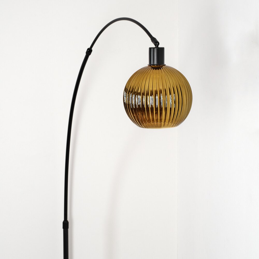 Ripoll Staande lamp Zwart, 1-licht