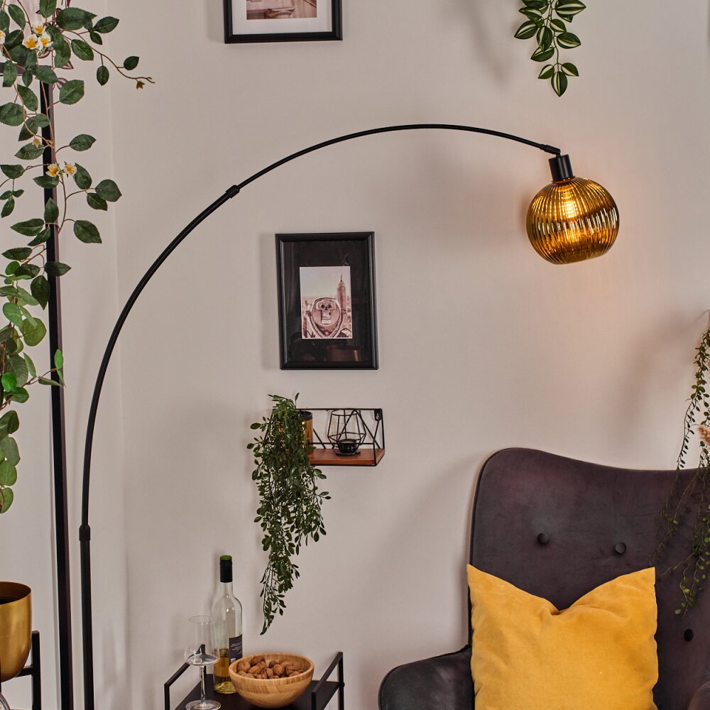 Ripoll Staande lamp Zwart, 1-licht
