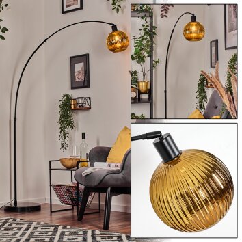 Ripoll Staande lamp Zwart, 1-licht