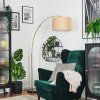 Soungou Staande lamp Messing, Zwart, 1-licht