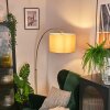 Soungou Staande lamp Messing, Zwart, 1-licht