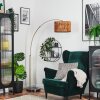 Cando Staande lamp Messing, Zwart, 1-licht